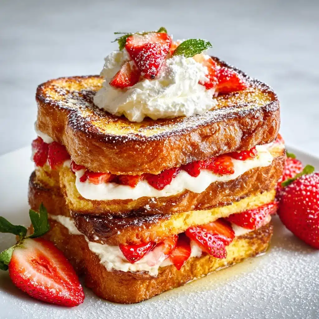 Strawberry Stuffed French Toast Recipe 4 Strawberry Stuffed French Toast Recipe - Recipe Image