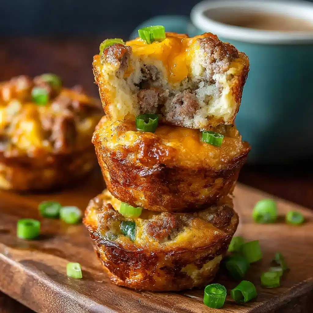 Fluffy Bisquick Sausage, Egg & Cheese Muffins Recipe 4 Fluffy Bisquick Sausage, Egg & Cheese Muffins Recipe - Recipe Image