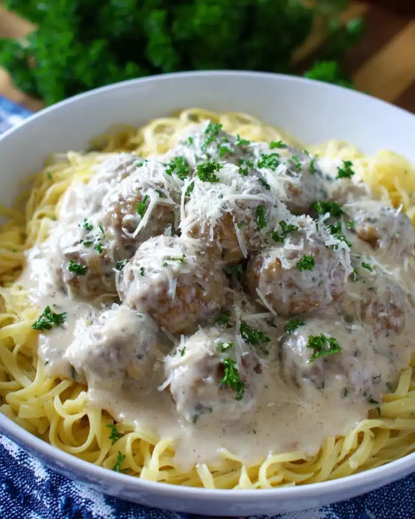 Alfredo Meatballs Recipe