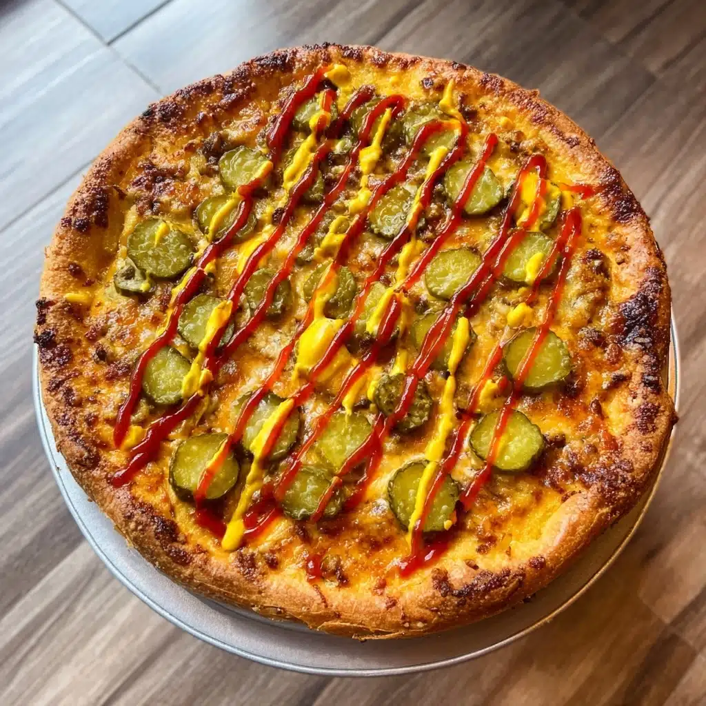 Double Cheeseburger Pizza Recipe 5 Double Cheeseburger Pizza Recipe - Recipe Image