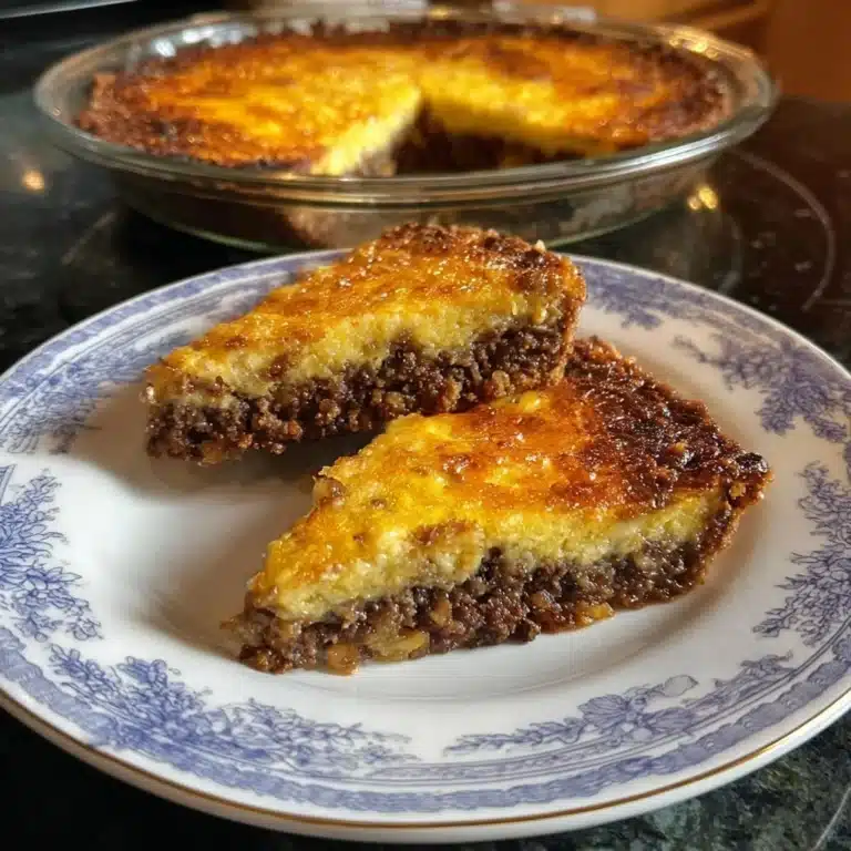 Grandma’s Beef Cheeseburger Pie Recipe