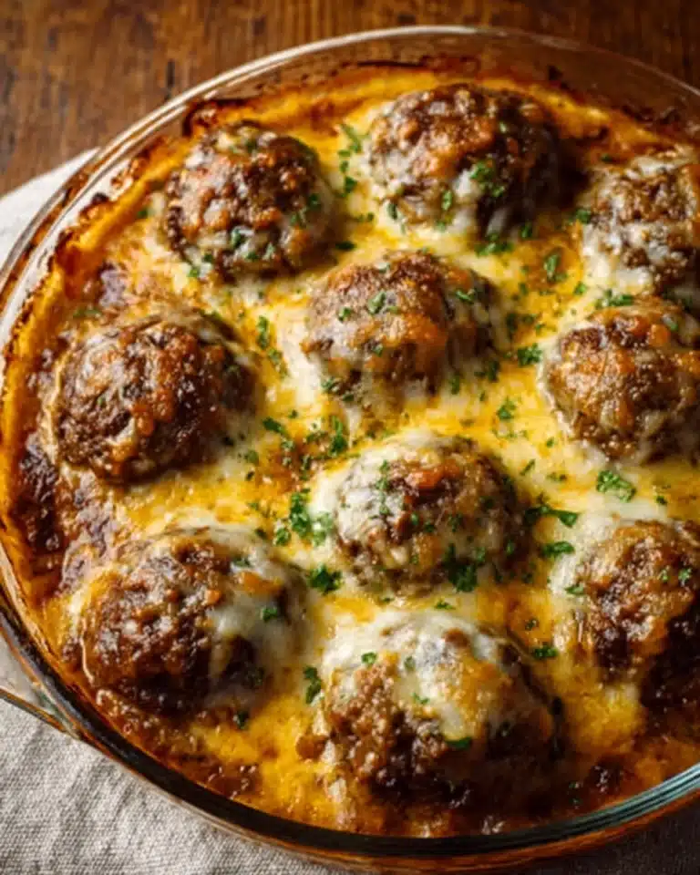 Amish Hamburger Steak Bake Recipe