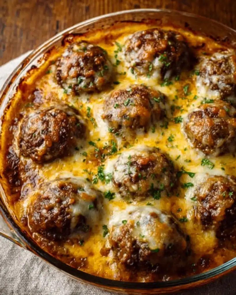 Amish Hamburger Steak Bake Recipe