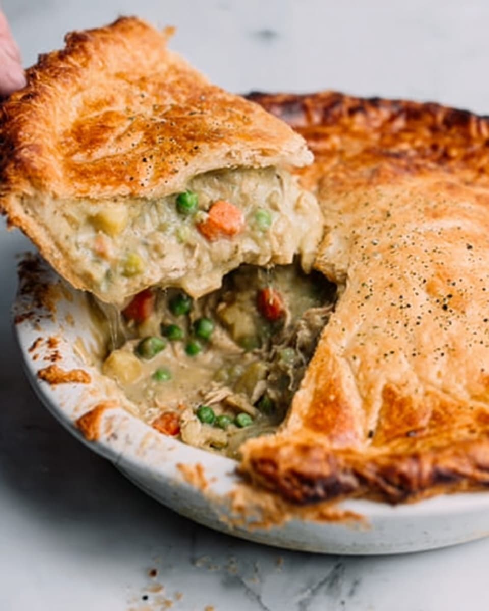 Chicken Pot Pie with Sage Crust Recipe