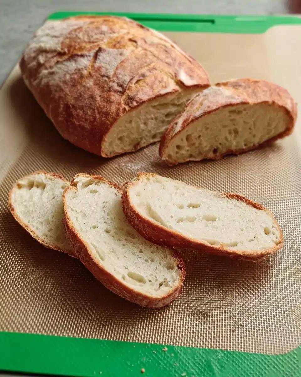 Crusty Italian Bread Recipe - Recipe Image