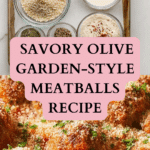 Olive Garden Meatballs Recipe