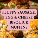 Fluffy Bisquick Sausage, Egg & Cheese Muffins Recipe