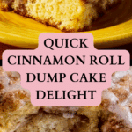 Cinnamon Roll Dump Cake Recipe