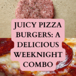 Frozen Pizza Burgers Recipe