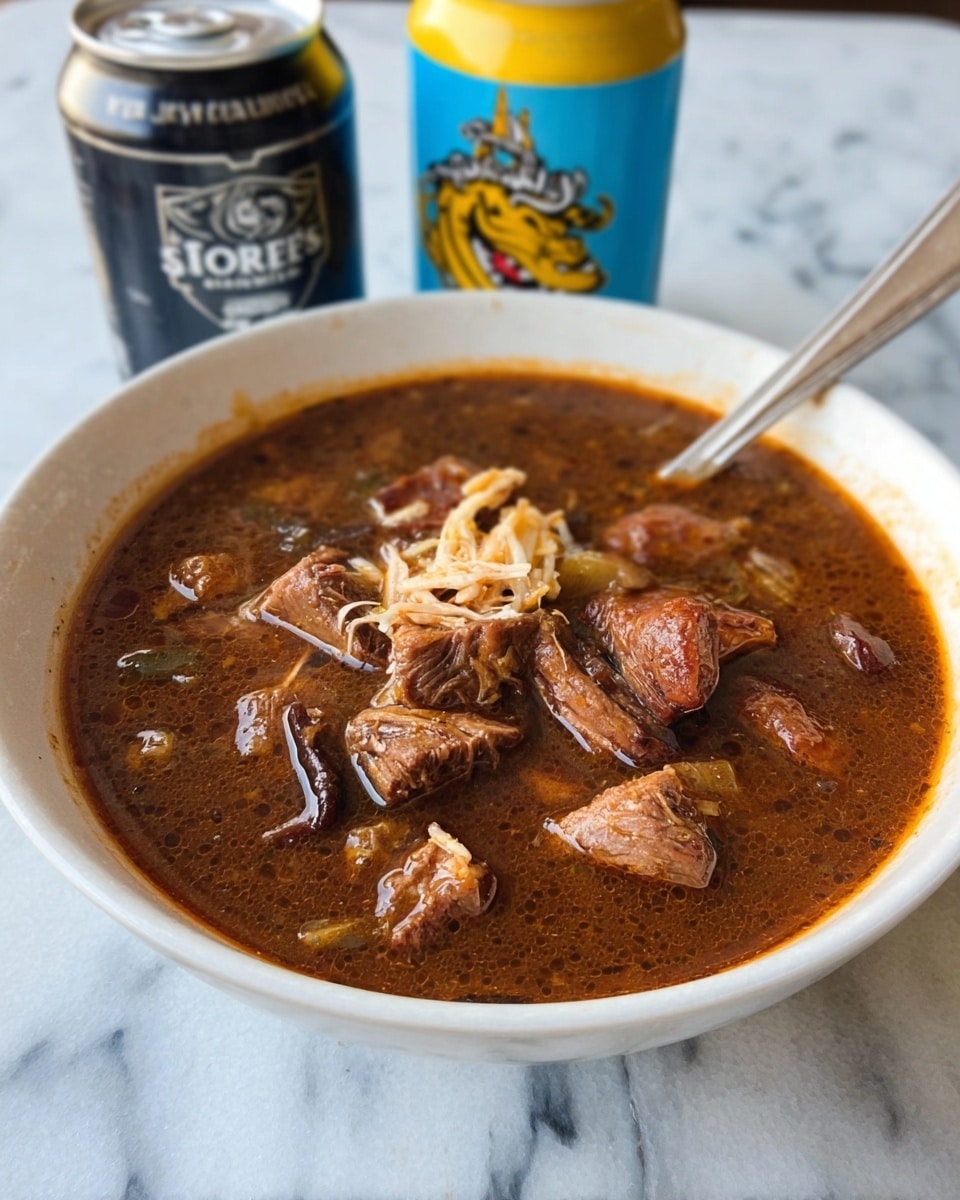 A white bowl with a mound of white rice in the center, topped with small green herbs. Surrounding the rice is a rich brown sauce filled with pieces of cooked meat and sliced green bell peppers. The sauce looks thick and glossy, covering the bottom of the bowl. The dish is on a white marbled surface. photo taken with an iphone --ar 4:5 --v 7