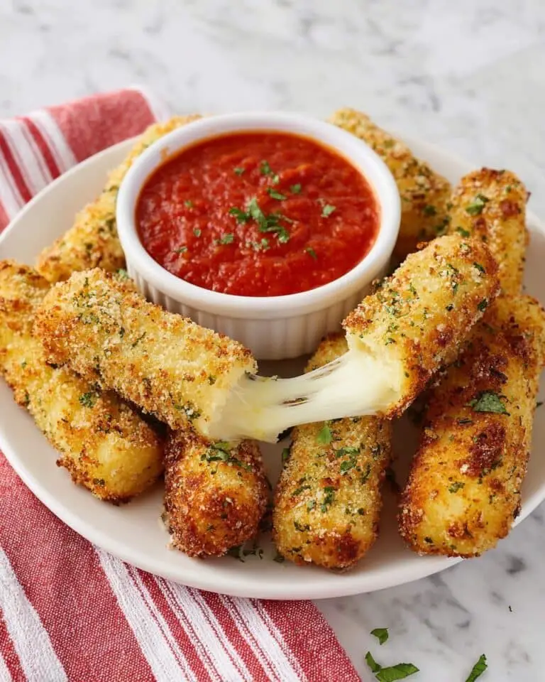 Air Fryer Mozzarella Sticks Recipe