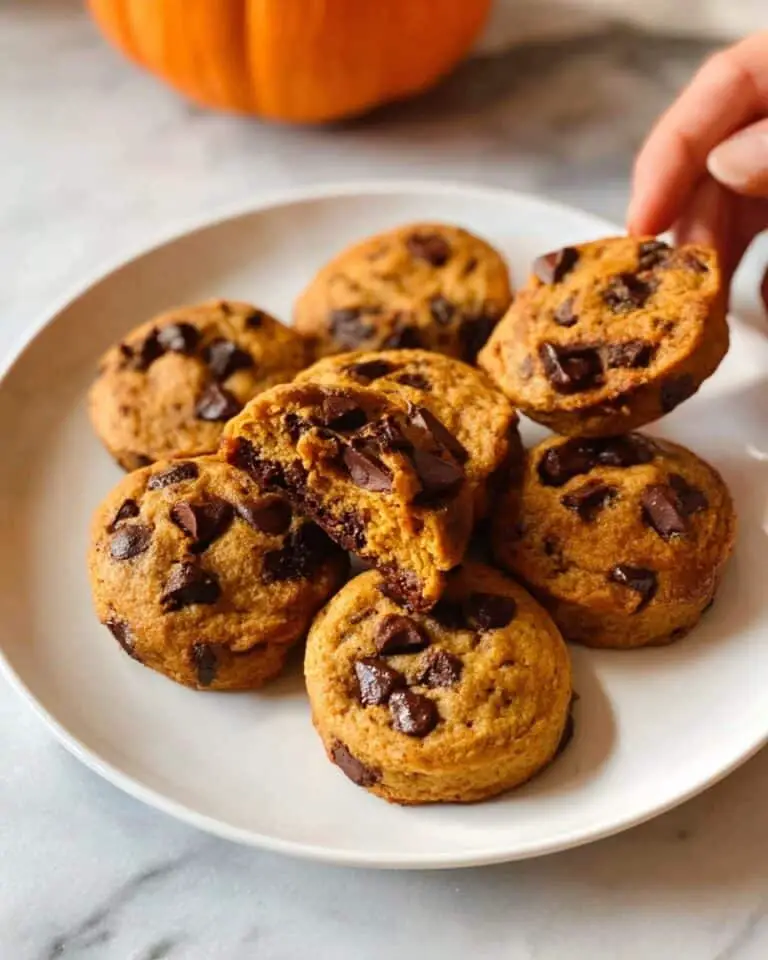 Pumpkin Protein Muffins with Chocolate Chips Recipe