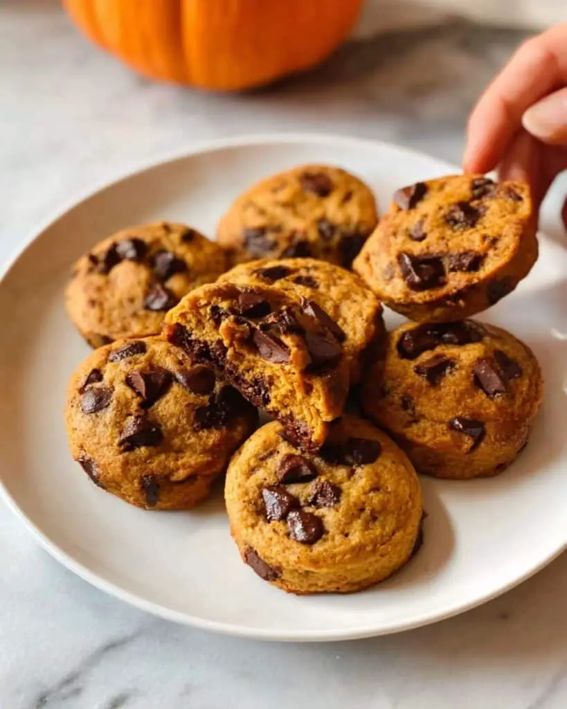 Pumpkin Protein Muffins with Chocolate Chips Recipe