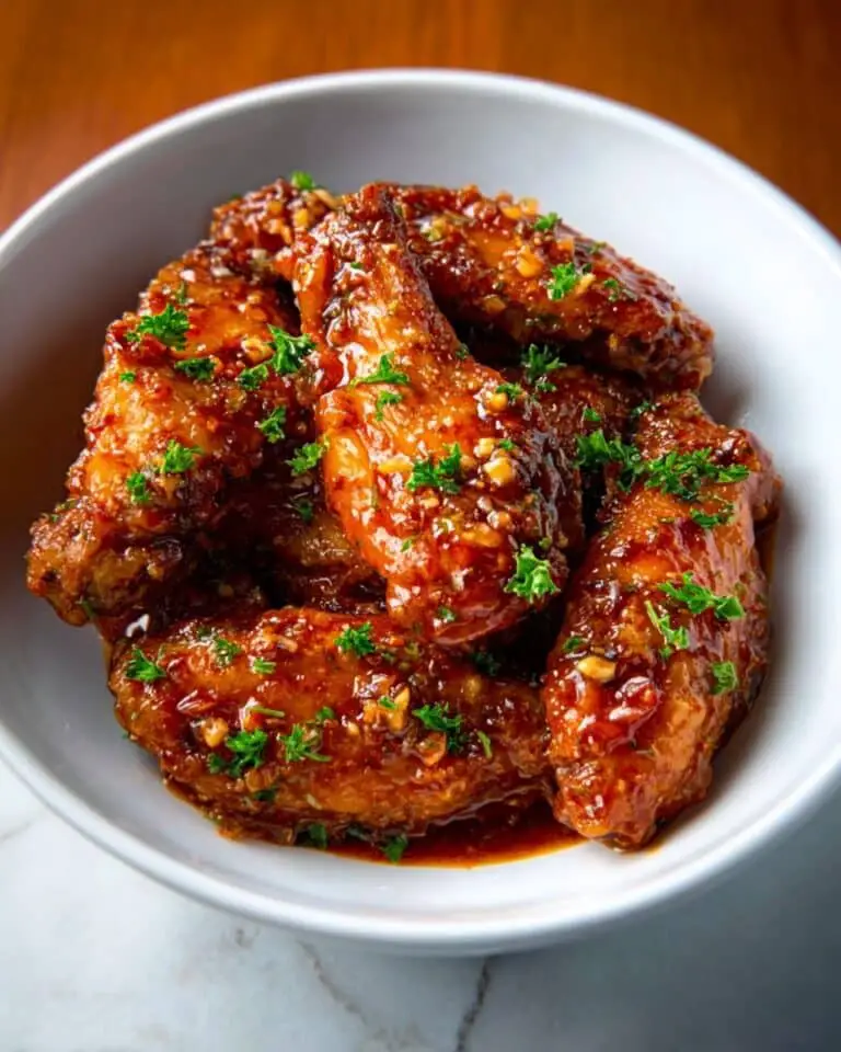 Korean BBQ Chicken Wings with Gochujang Glaze Recipe
