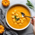 Pumpkin and Gnocchi Soup Recipe