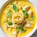 Chiang Mai Khao Soi: Creamy Thai Coconut Curry Noodle Soup with Chicken Recipe