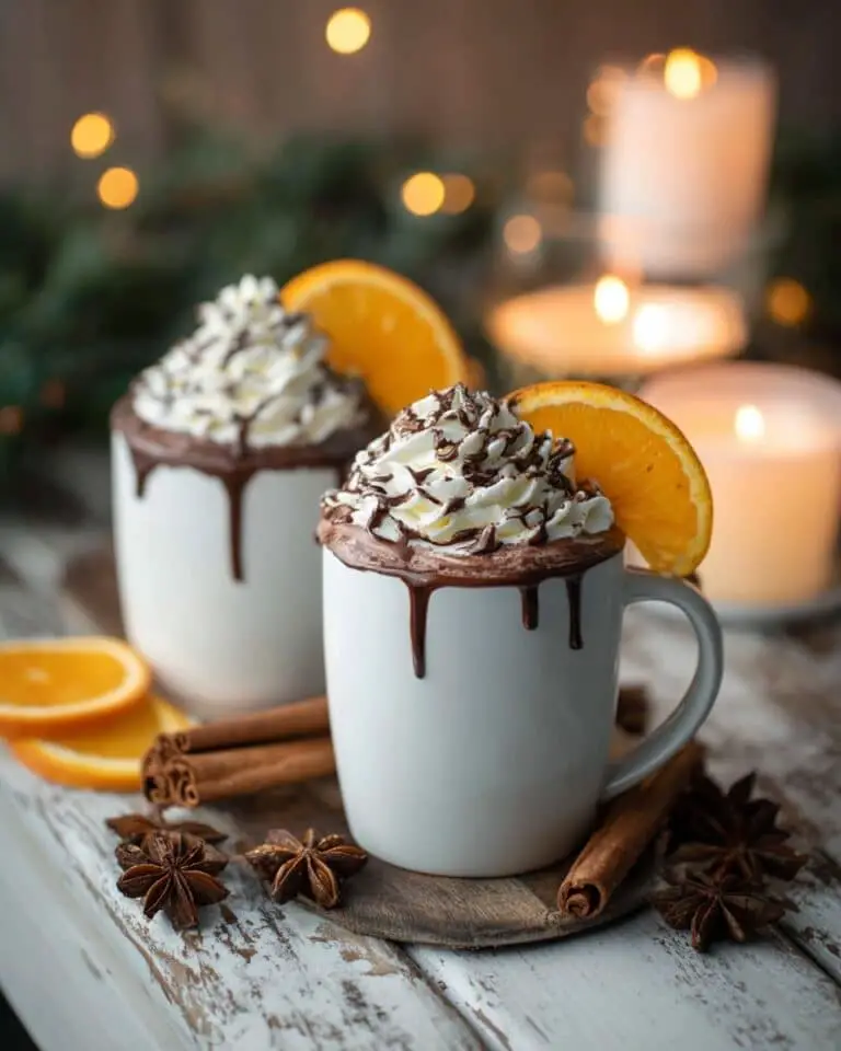 Spiced Orange Hot Chocolate Recipe