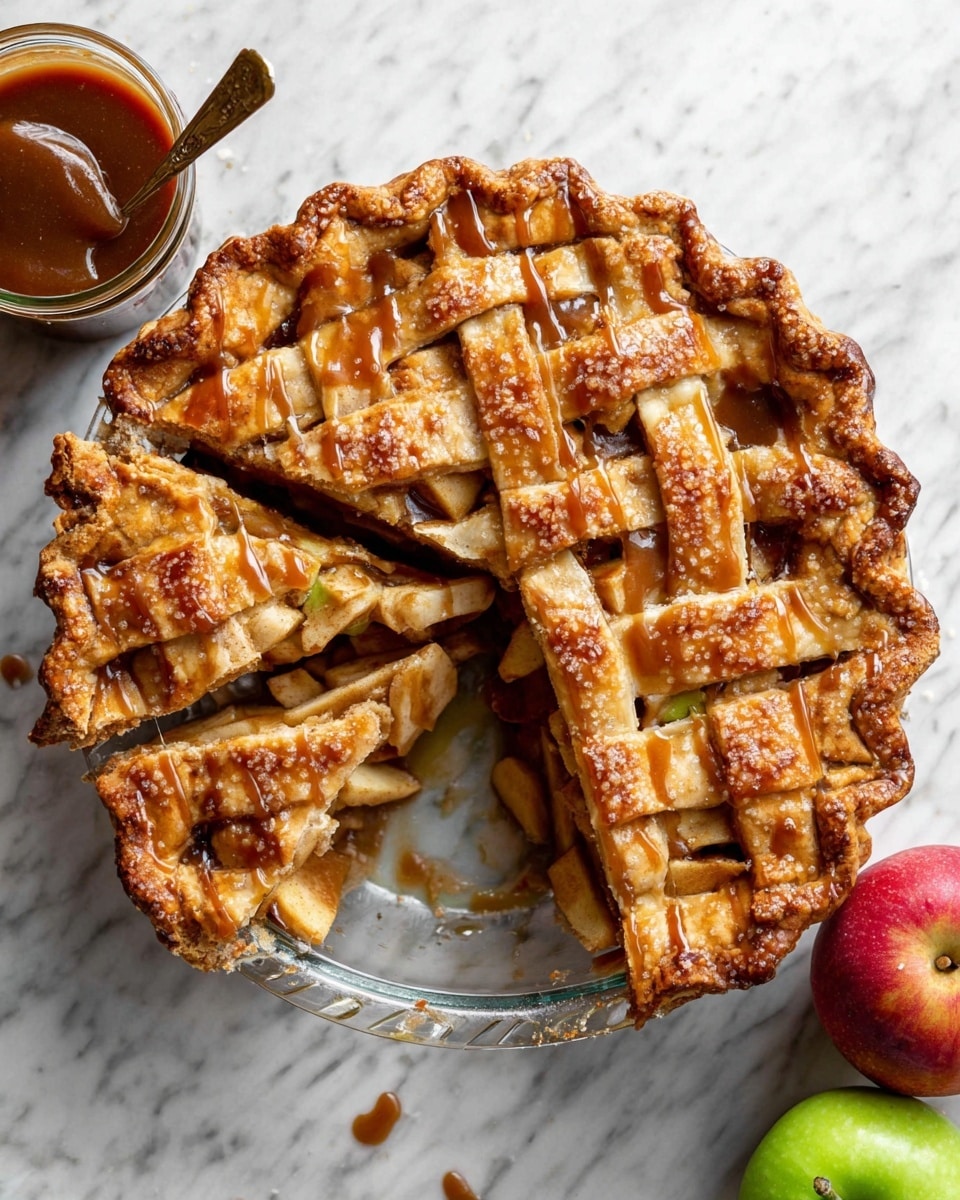 Salted Caramel Apple Pie Recipe - Recipe Image