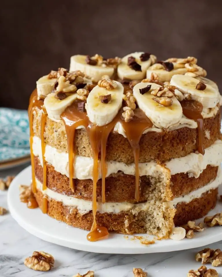 Caramel Banana Cake Recipe