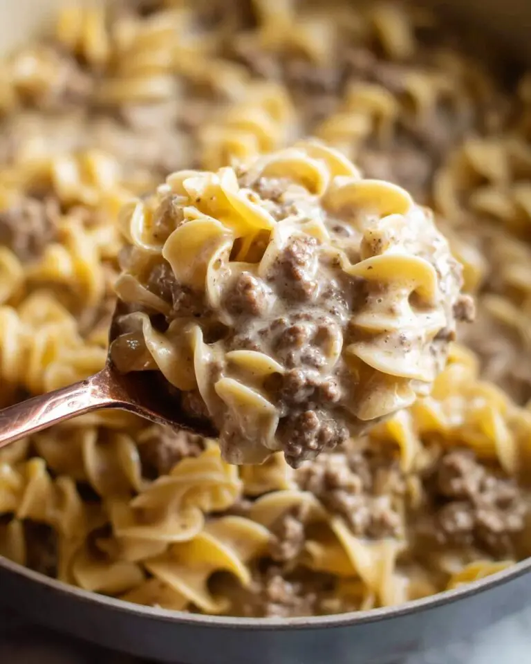 Ground Beef Stroganoff Recipe
