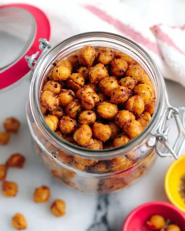 Crispy Roasted Chickpeas with Paprika and Garlic Recipe