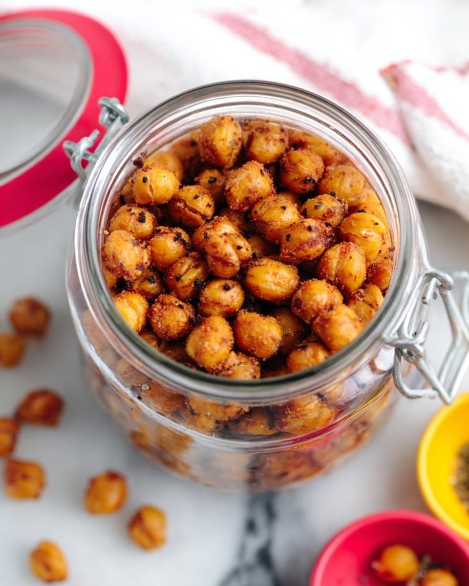 Crispy Roasted Chickpeas with Paprika and Garlic – Perfect Healthy Snack