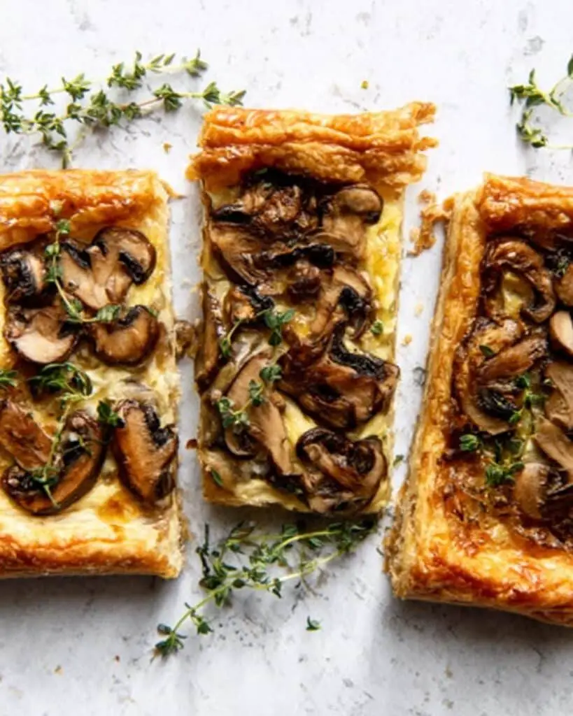 Homemade Mushroom Savory Pastries Recipe