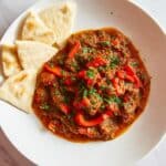 Roasted Eggplant and Tomato Dip (Zaalouk) Recipe