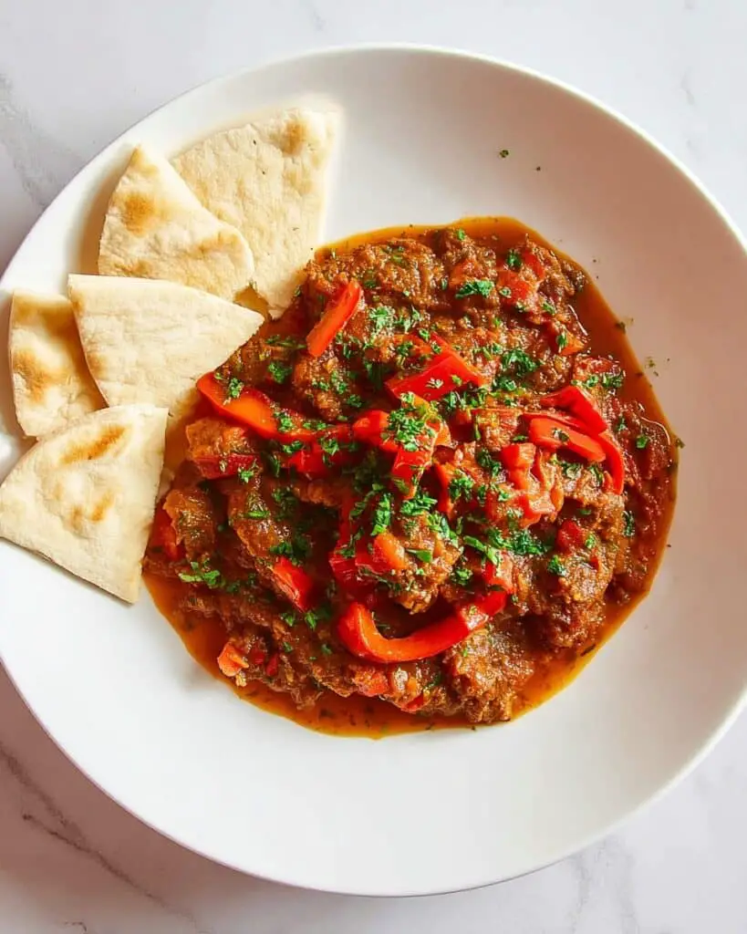 Roasted Eggplant and Tomato Dip (Zaalouk) Recipe