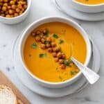 Sweet Potato and Carrot Soup with Fragrant Coriander Oil Recipe