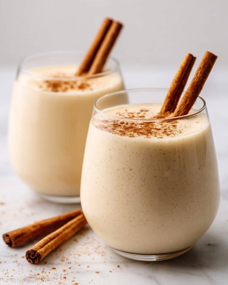 Creamy Eggnog Mocktail Recipe