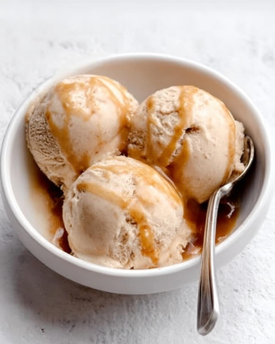 Caramel Apple Butter Ice Cream Recipe - Recipe Image