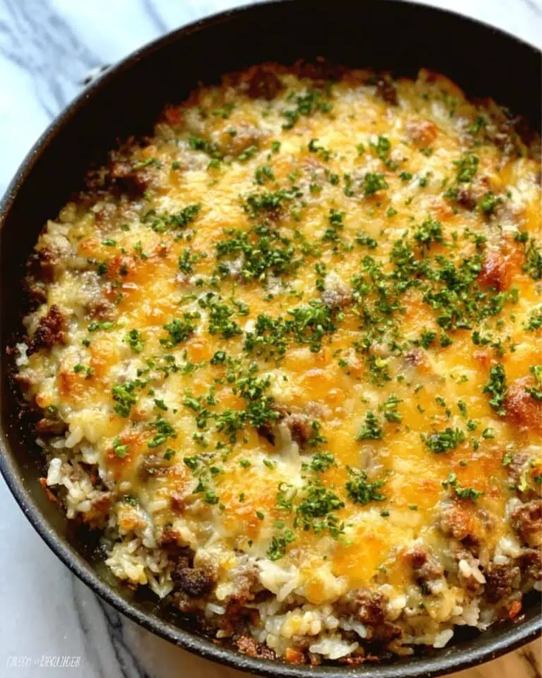 Ground Beef & Broccoli Casserole Recipe