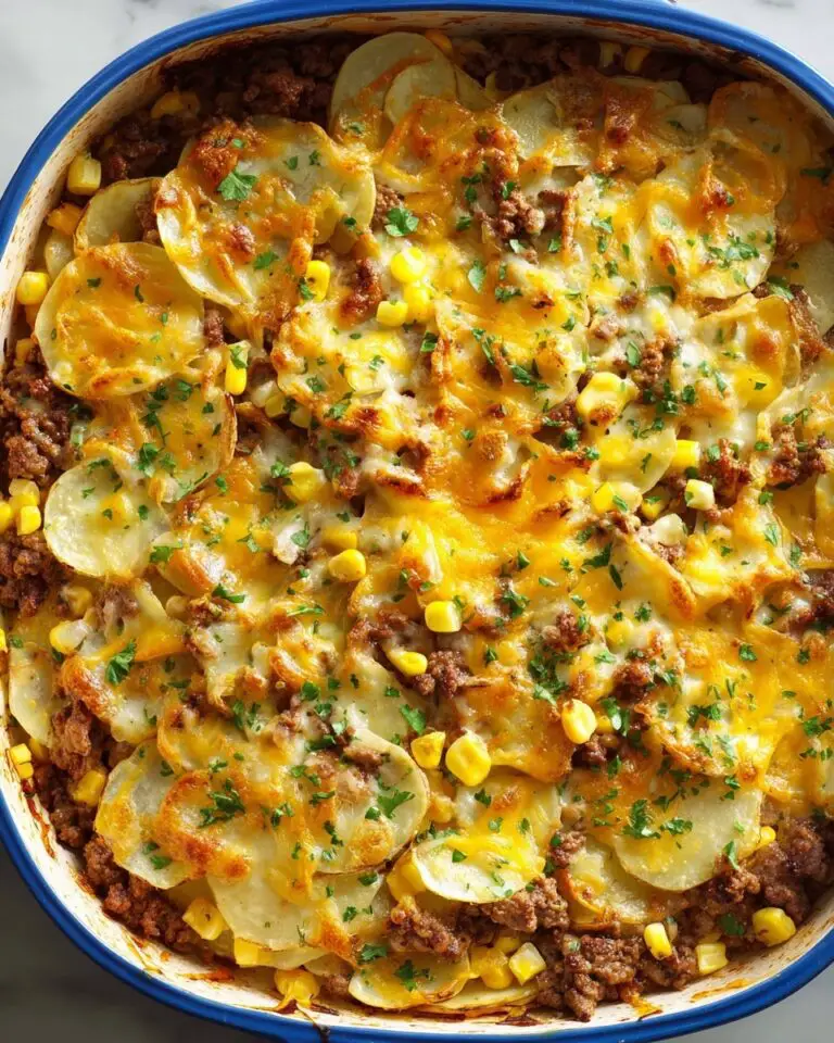 Hamburger Potato Casserole Recipe