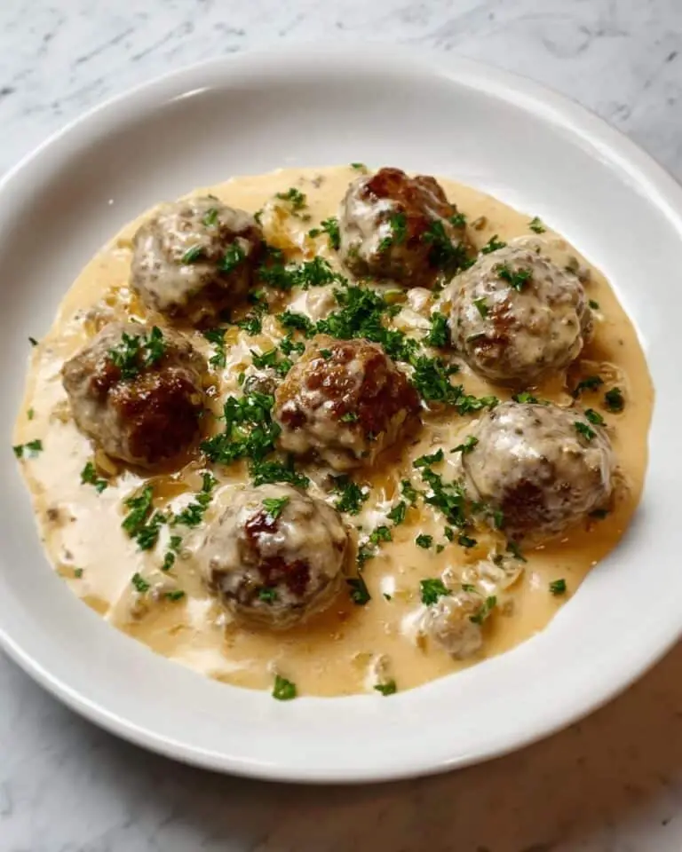 French Onion Meatballs Recipe