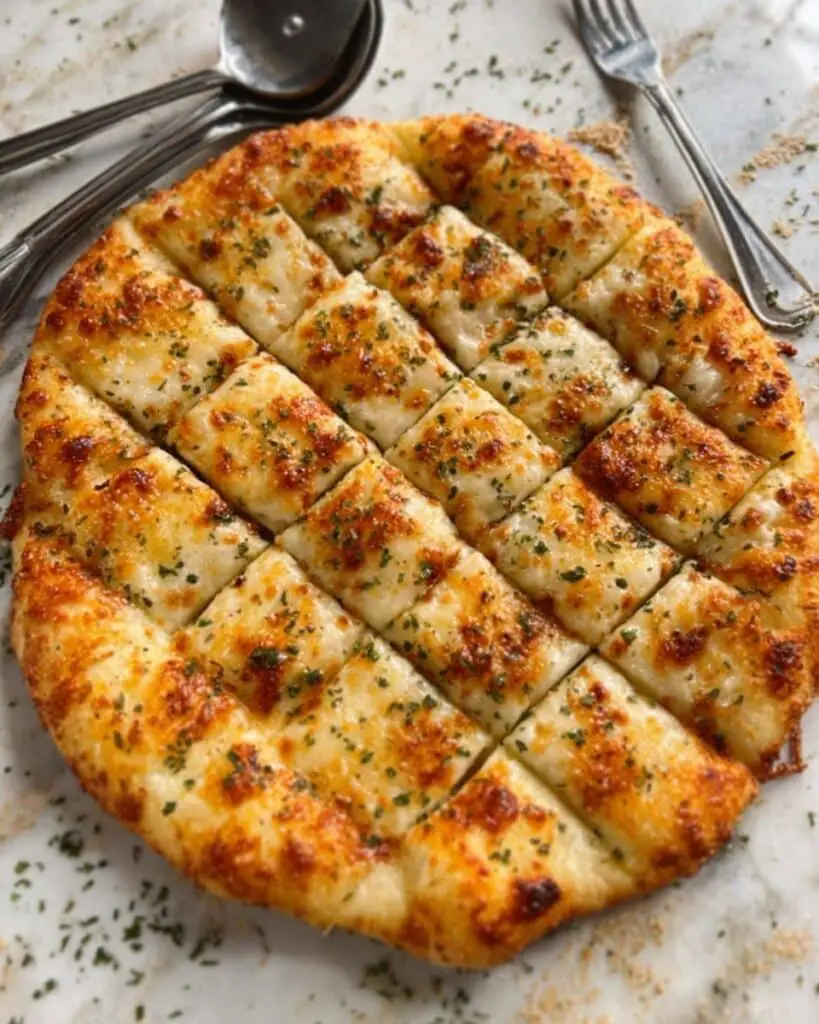 Cheesy Garlic Bread Bites Recipe