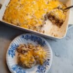 Cheesy Ground Beef Rice Casserole Recipe