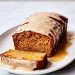 Pumpkin Bread with Cinnamon Glaze Recipe