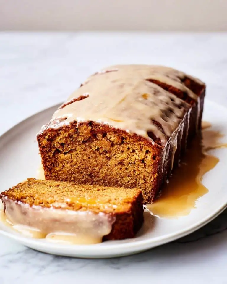 Pumpkin Bread with Cinnamon Glaze Recipe