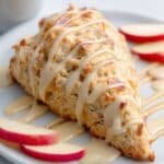 Apple Scones with Cinnamon and Maple Glaze Recipe