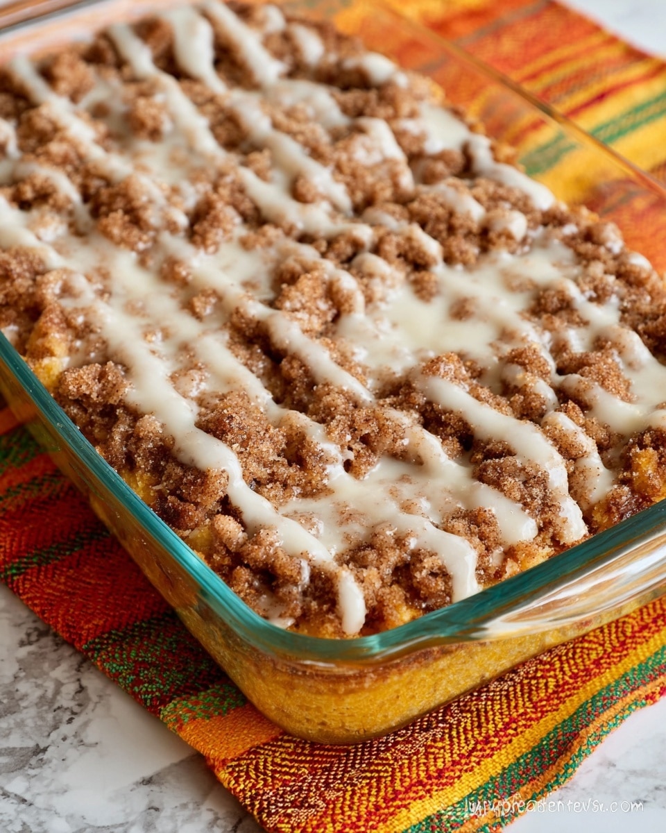 Pumpkin Cinnamon Roll Cake Recipe - Recipe Image