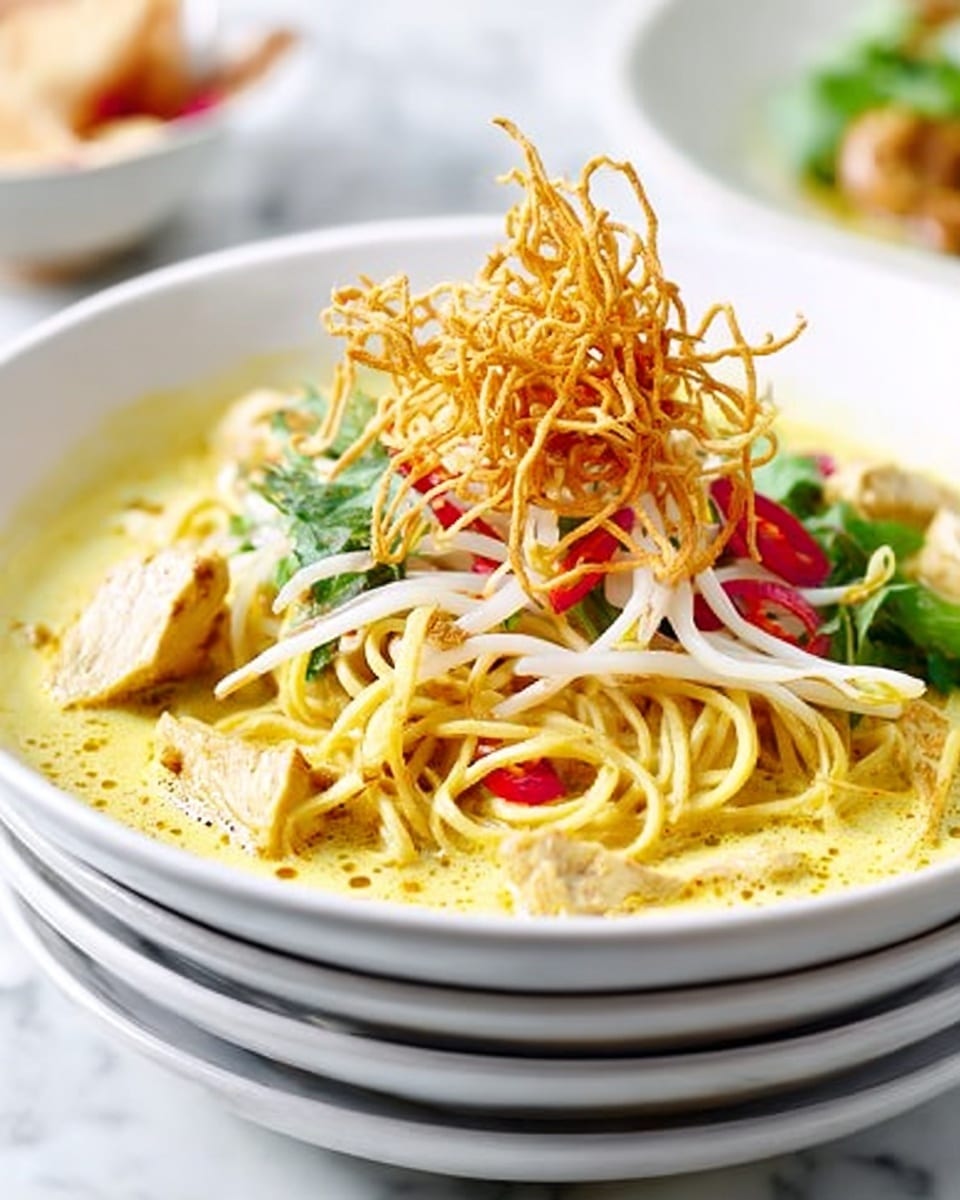 The image shows a white bowl filled with a rich seafood stew layered with orange-red broth and chunks of fish, shrimp, and mussels with black shells, topped with green herbs for garnish. A silver spoon rests inside the bowl, partially submerged in the stew. Next to the bowl, two pieces of toasted bread with charred marks lie on a white plate. The setting is on a white marbled surface, with another small bowl of chopped greens nearby and glasses of water and beer around. A woman's hand is seen holding a piece of the toasted bread. photo taken with an iphone --ar 4:5 --v 7