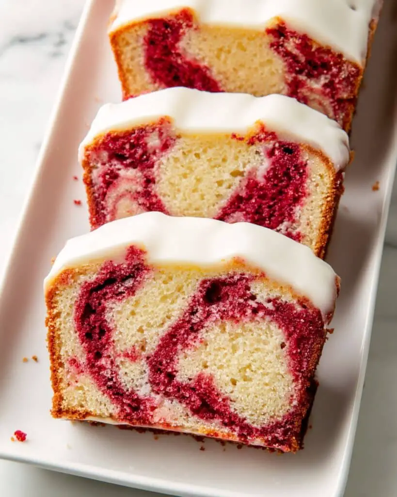 Glazed Cranberry Swirl Loaf Recipe