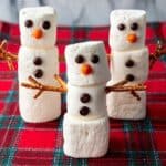 Snowman Marshmallow Snacks Recipe