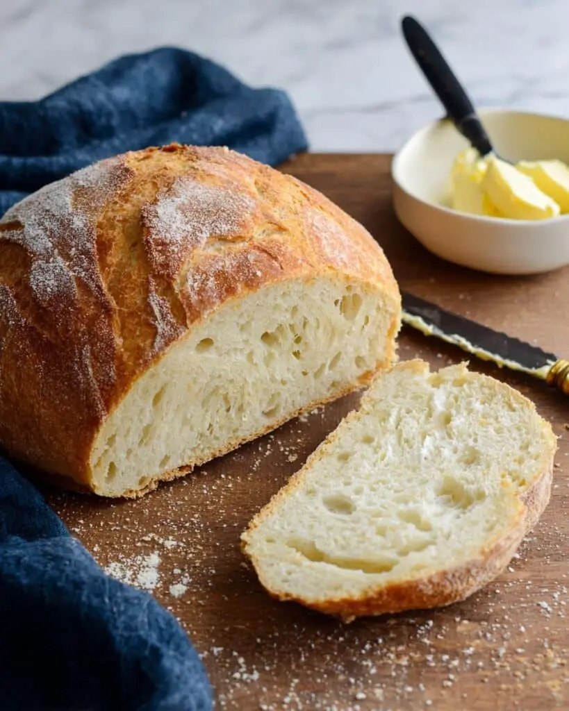 Crusty Artisan Bread in a Dutch Oven Recipe