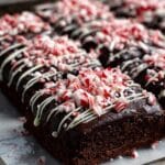 Candy Cane Chocolate Loaves Recipe