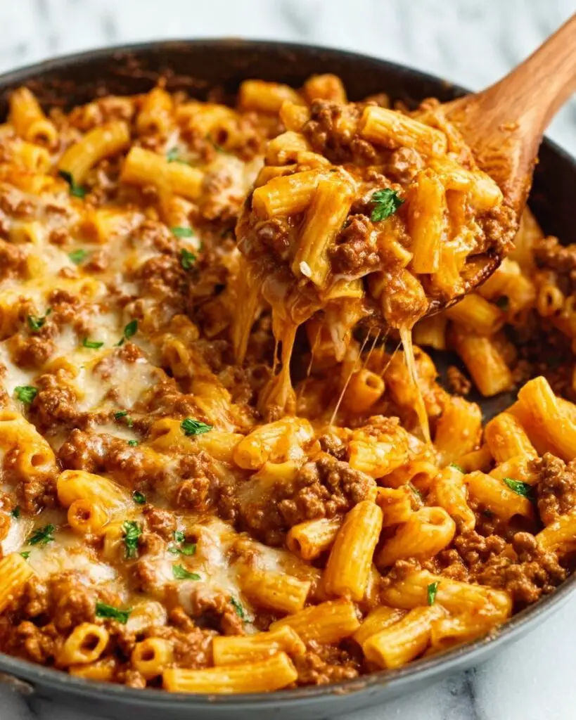 Beef Enchilada Pasta (One-Pan Meal) Recipe