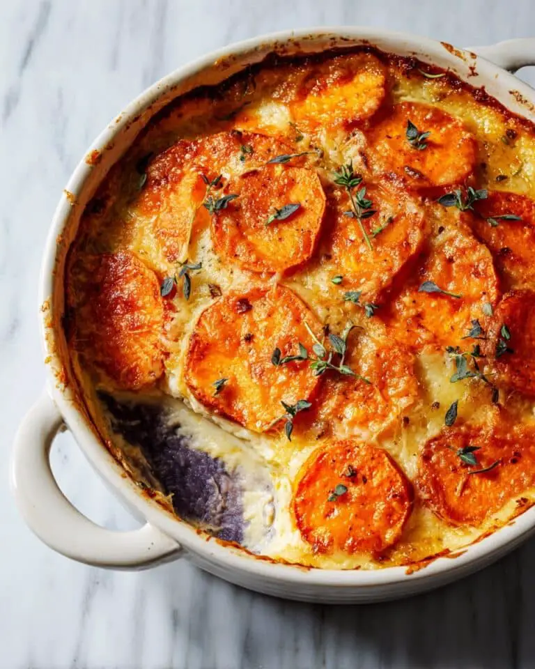 Sweet Potatoes Au Gratin Recipe