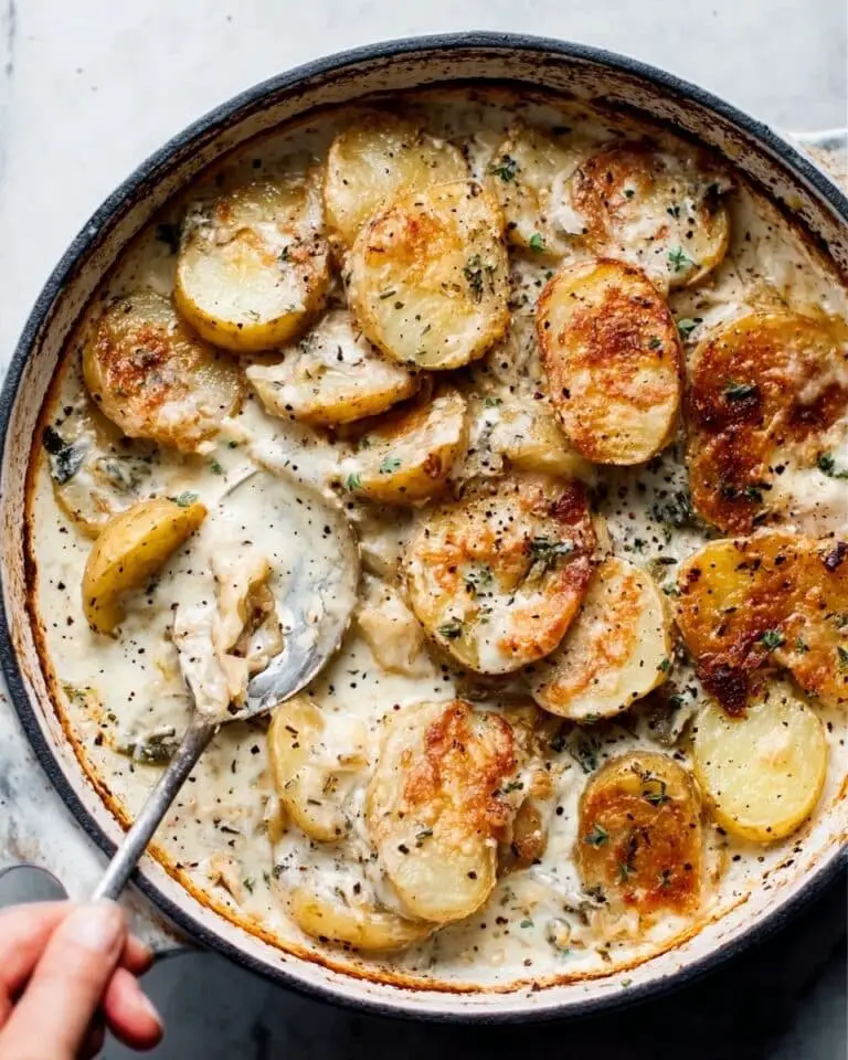 Dutch Oven Creamy Ranch Chicken & Potatoes Recipe