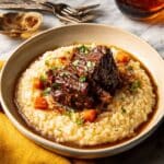 Braised Short Rib Risotto with Mushrooms Recipe